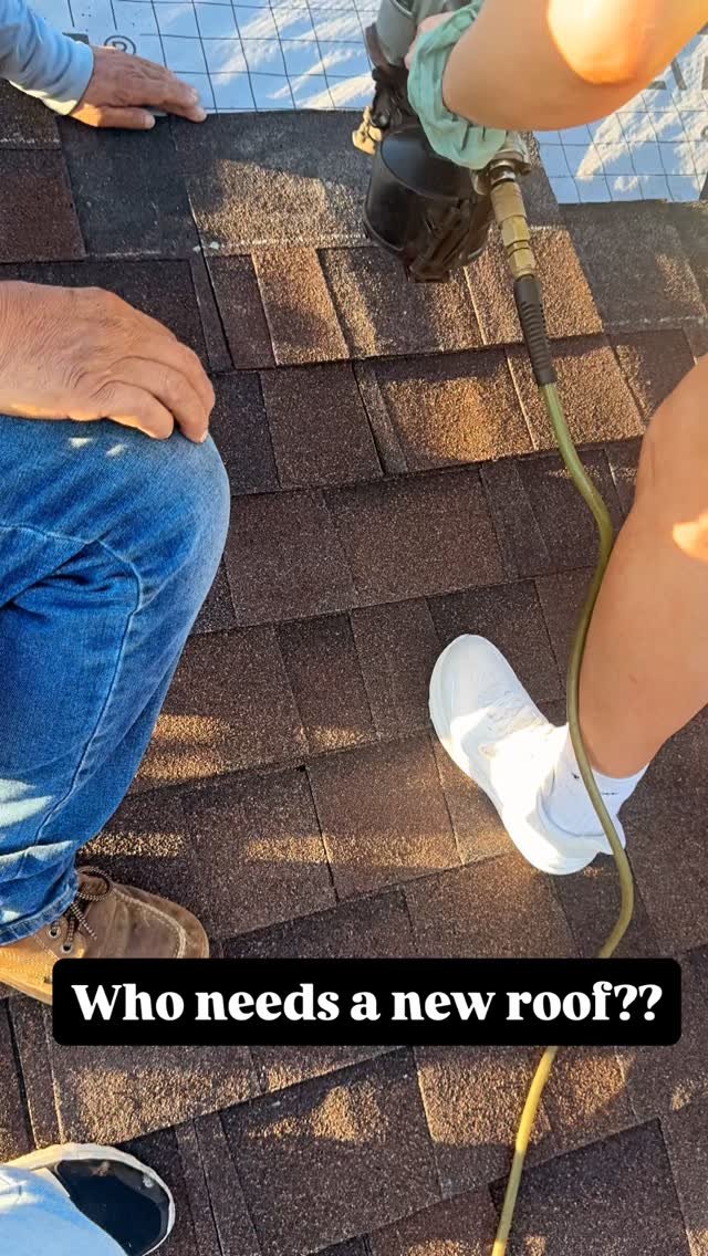 Recent roofing project